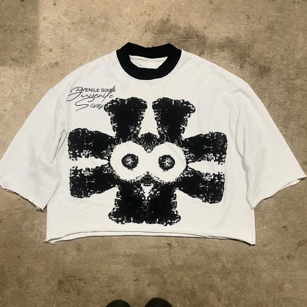 100% Soft Combed Cotton Oversized Custom Boxy Fit Cropped Graphic All Over Dtg Print Men Heavyweight T-shirt Streetwear Tshirt