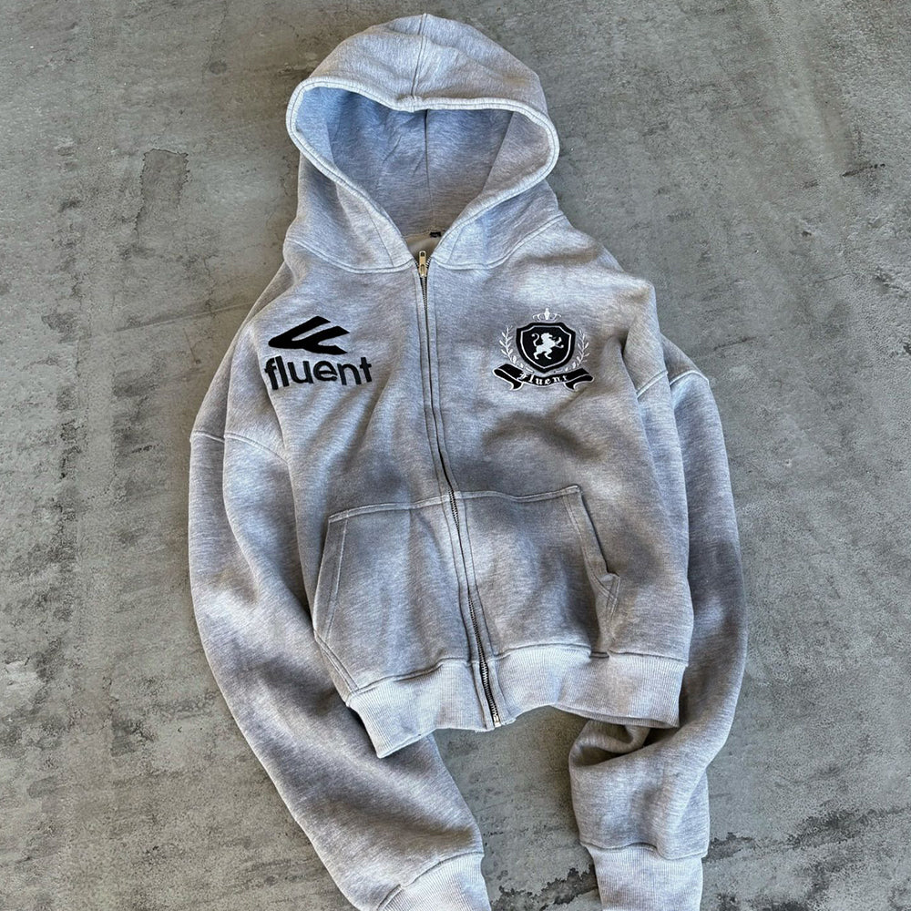 Custom Sun Faded Tracksuits Distressed Sweatpants and Hoodie Set Embroidery Men Acid Wash Zip up Men’s Hoodies & Sweatshirts